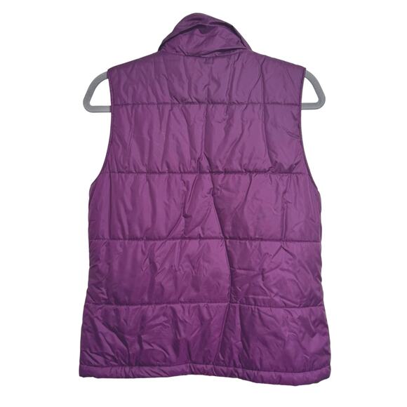 Columbia Women’s Puffer Vest With Fleece Lining Size Slant Pockets Medium - Picture 5 of 11
